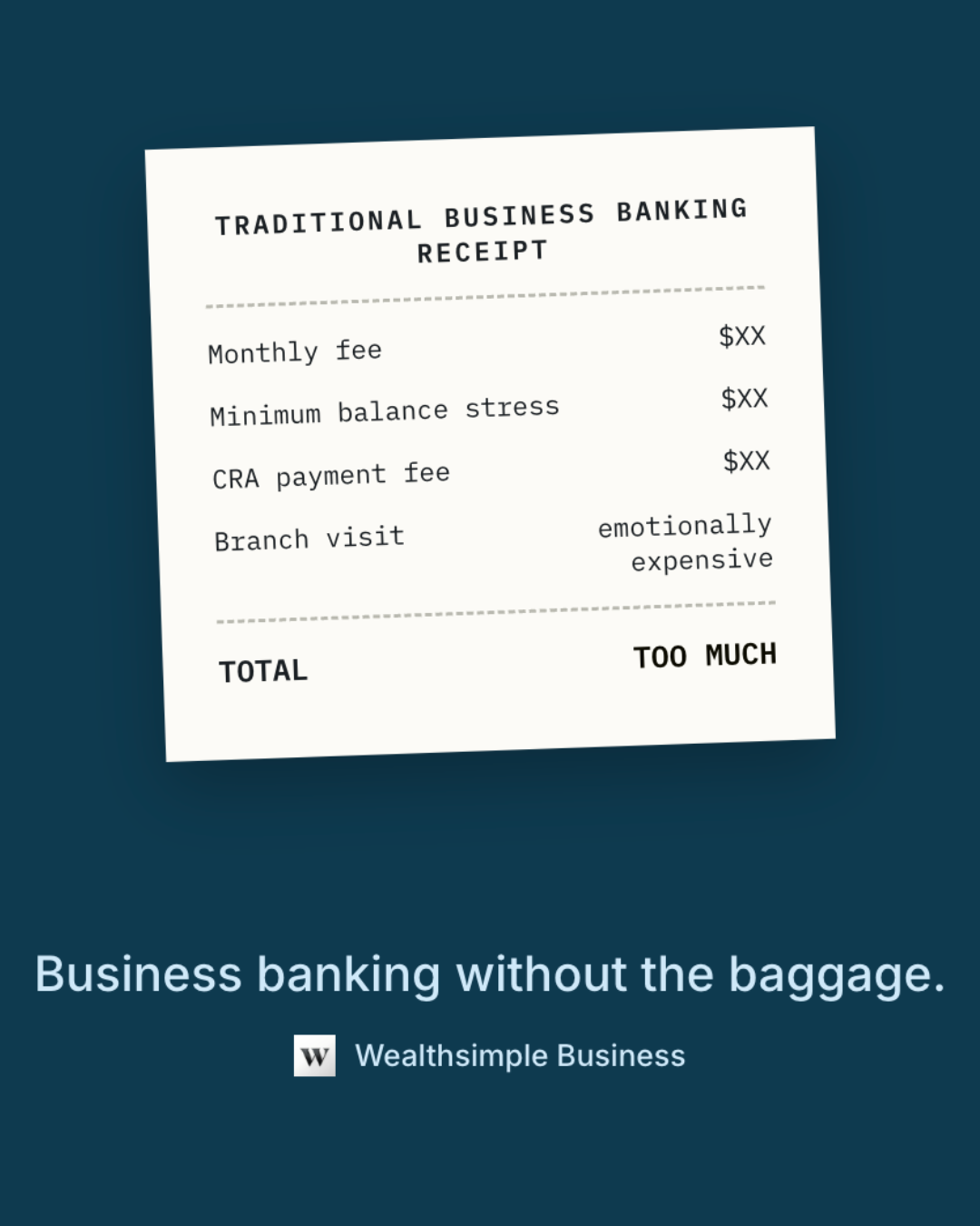 Wealthsimple LinkedIn ad creative